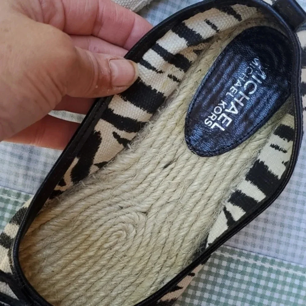 Michael Michael Kors Tiger  Stripe Flat espadrilles 7‎